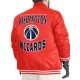 Washington Wizards Adaptive Bold Logo Varsity Satin Jacket