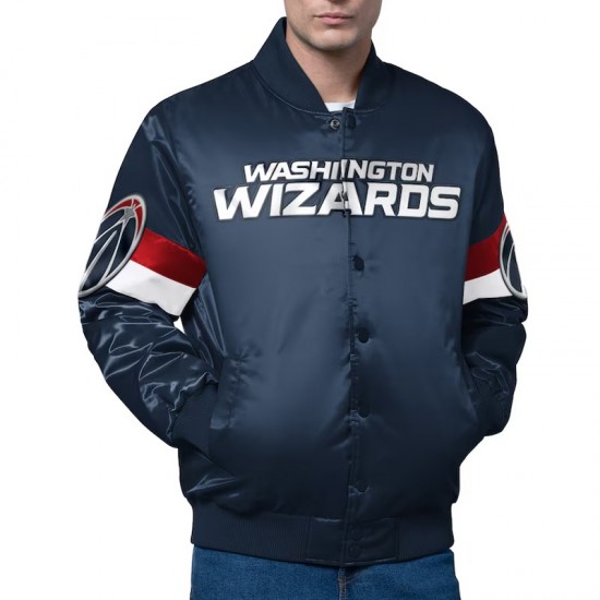 Washington Wizards Triple Option Varsity Satin Jacket