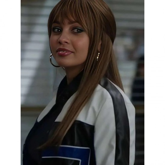 Wild Cards S02 Vanessa Morgan Black and White Leather Jacket