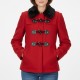 Women’s Toggle Duffle Red Wool Jacket
