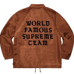 World Famous Supreme Team Brown Bomber Jacket