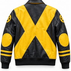 X-Men 97 Yellow Black Bomber Jacket Wolverine Comic Cosplay Halloween Costume X-Men 97 Yellow Black Bomber Jacket Wolverine Comic Cosplay Halloween Costume