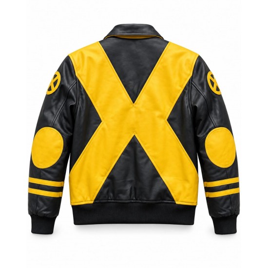 X-Men 97 Yellow Black Bomber Jacket | Wolverine Inspired | Unisex Comic Cosplay Halloween Jacket X-Men 97 Yellow Black Bomber Jacket | Wolverine Inspired | Unisex Comic Cosplay Halloween Jacket