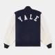 Yale University Navy White Wool Leather Varsity Jacket Yale University Navy White Wool Leather Varsity Jacket