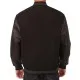 Cleveland Browns Black Varsity Wool/Leather Jacket Cleveland Browns Black Varsity Wool/Leather Jacket