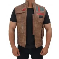 Finn The Rise of Skywalker Leather Vest