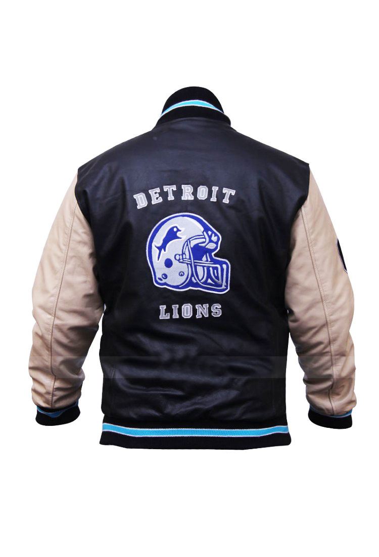 Beverly Hills Cop Axel Foley Detroit Lions Letterman Jacket