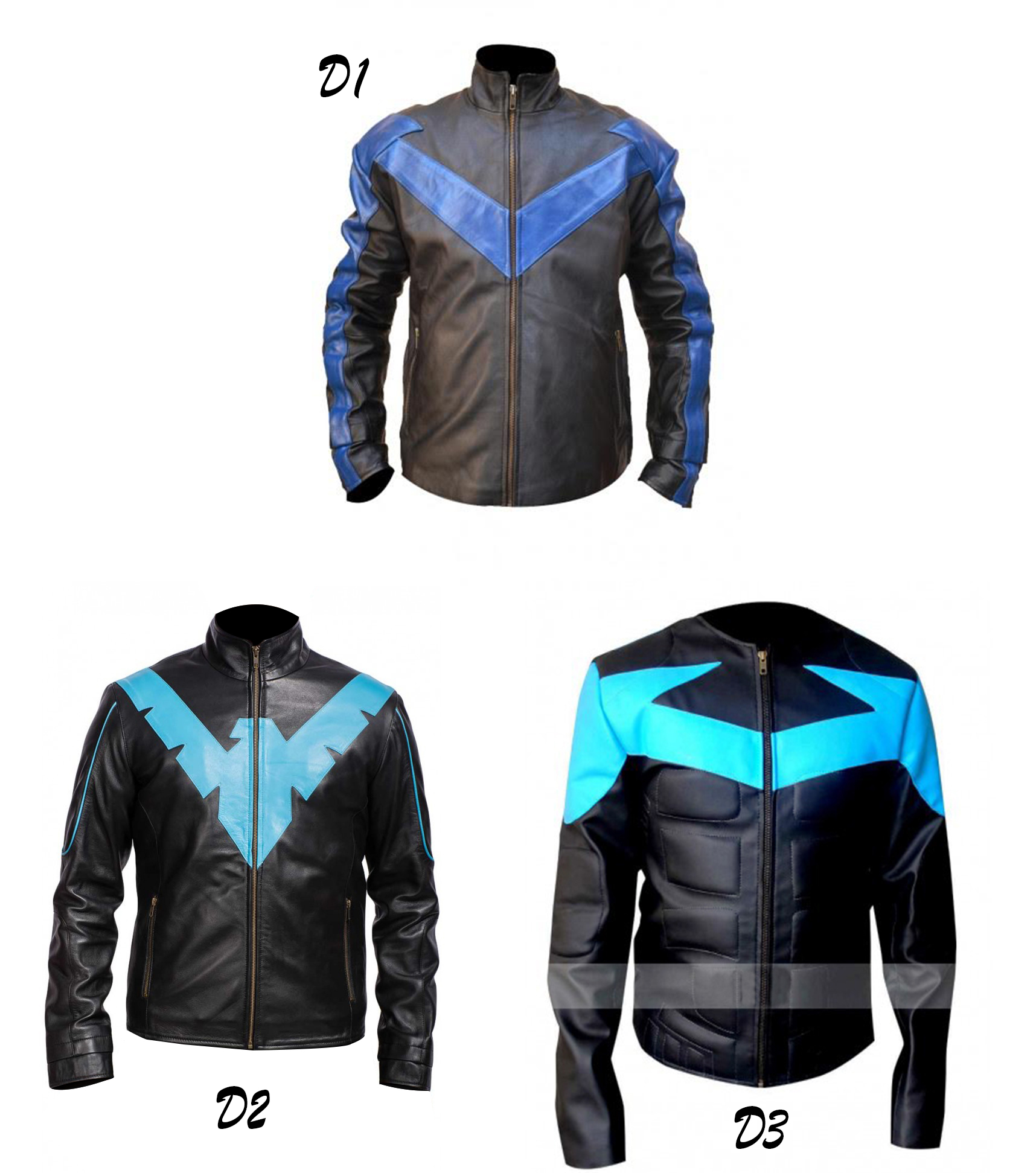 Nightwing Leather Jacket Costume In Different Designs