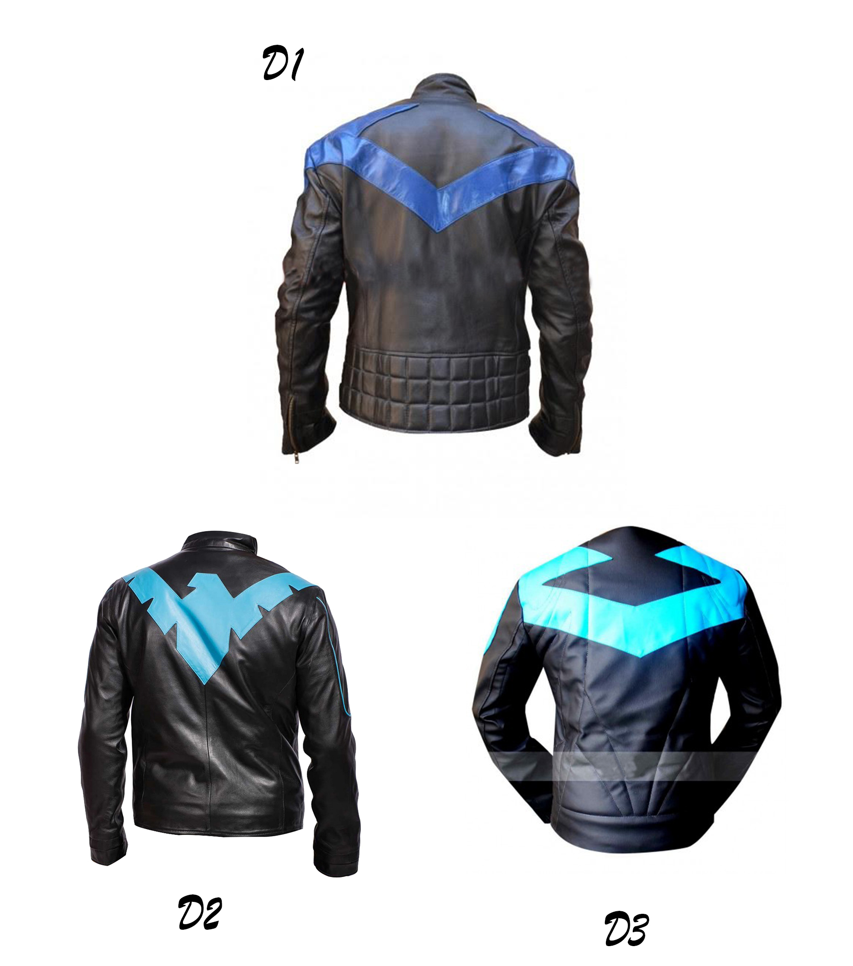 Nightwing Leather Jacket Costume In Different Designs