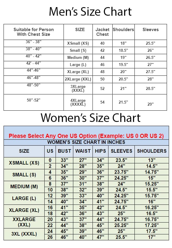 British Knights Size Chart